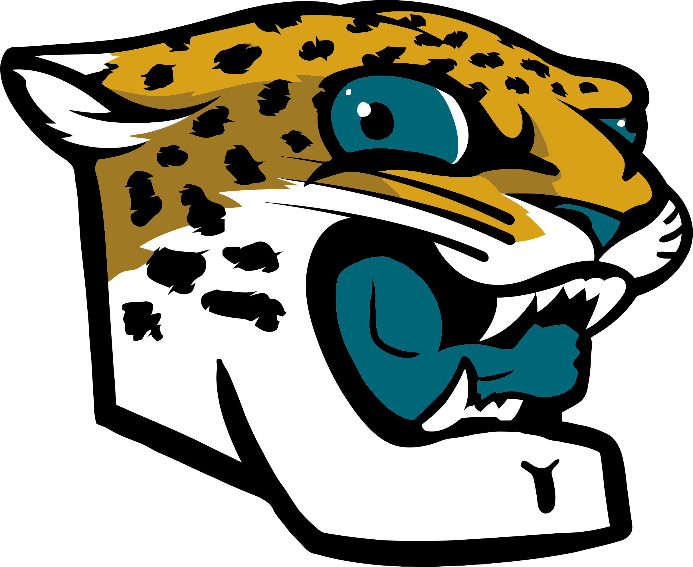 Jacksonville Jaguars Steroids Logo fabric transfer